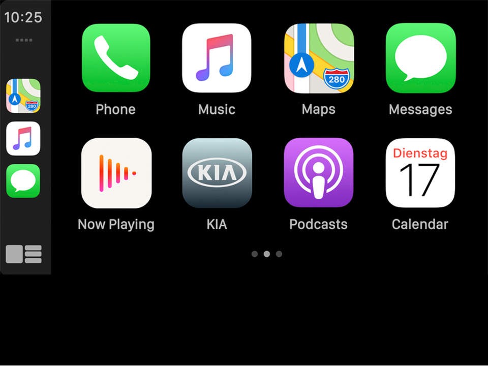 Kia Niro Plug-in Hybrid android auto and apple carplay