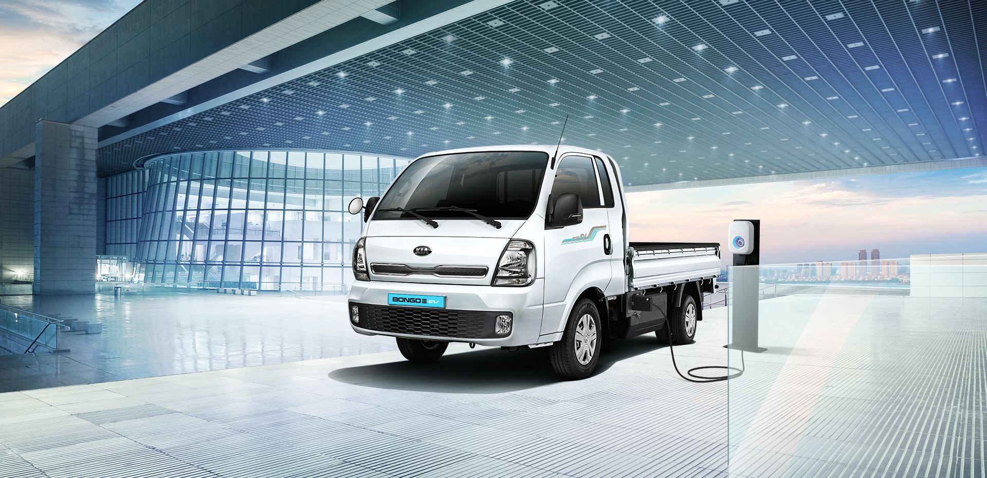 복잡한 도시 환경에 최적화된  친환경 전기 트럭
