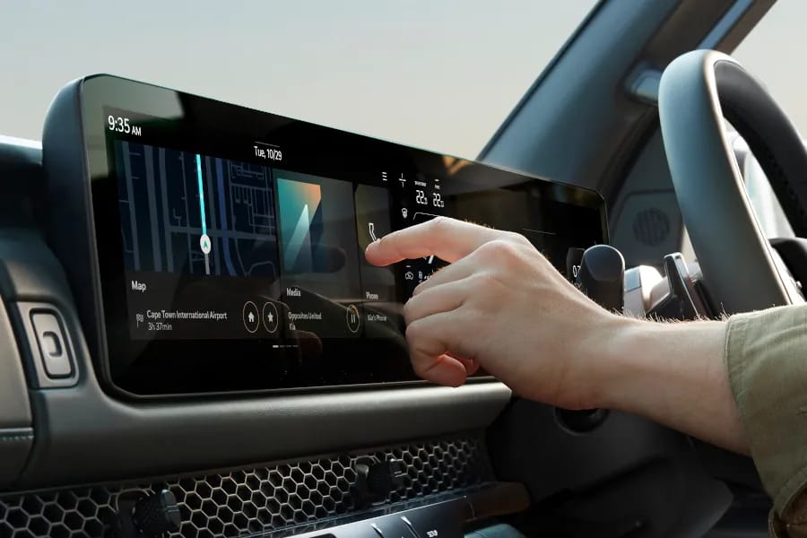 Integrated panoramic display