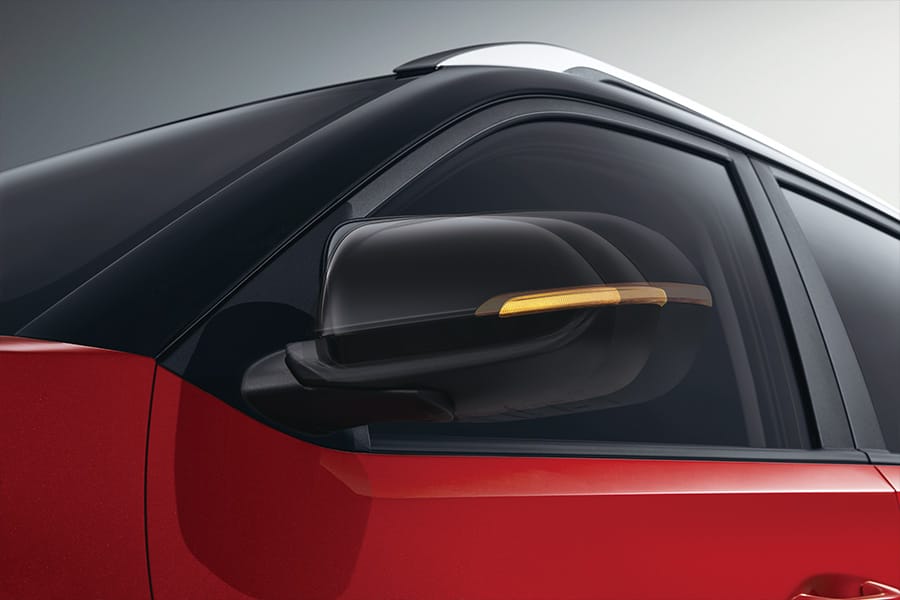 Electronic Folding Mirrors