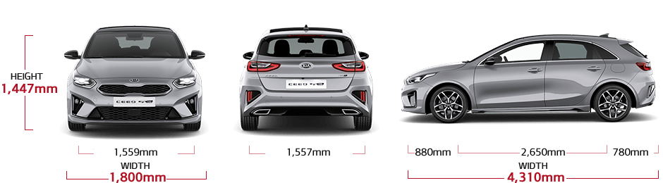 Kia ceed размеры