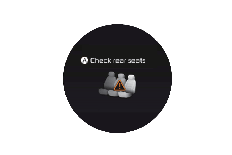 Rear Occupant Alert (ROA) & Child seat anchor & Child Lock