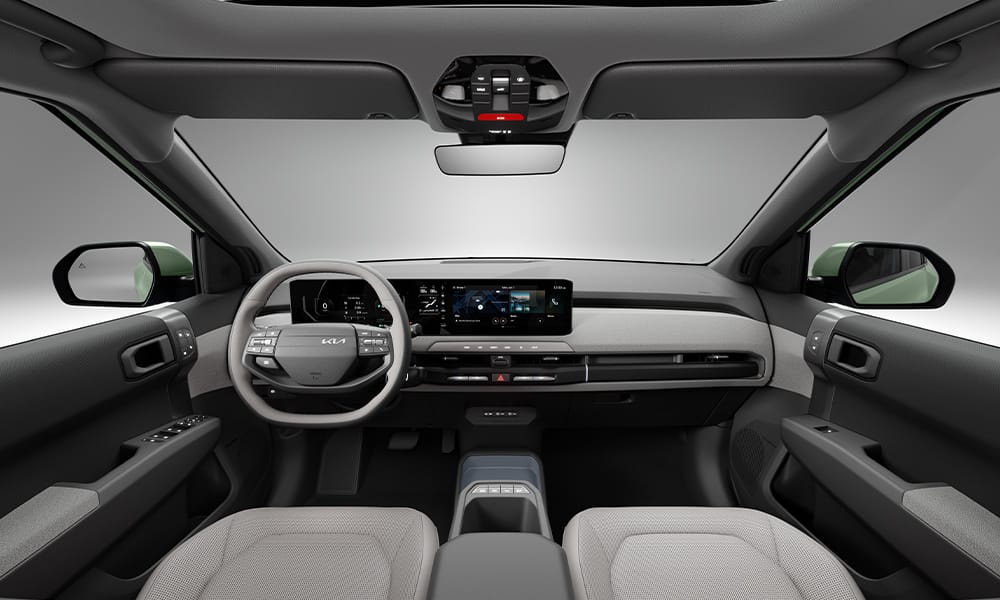 Kia EV3 transforma cada viaje en una experiencia cómoda gracias a su interior compacto, inteligente y adaptable, que se ajusta a tu estilo de vida.
