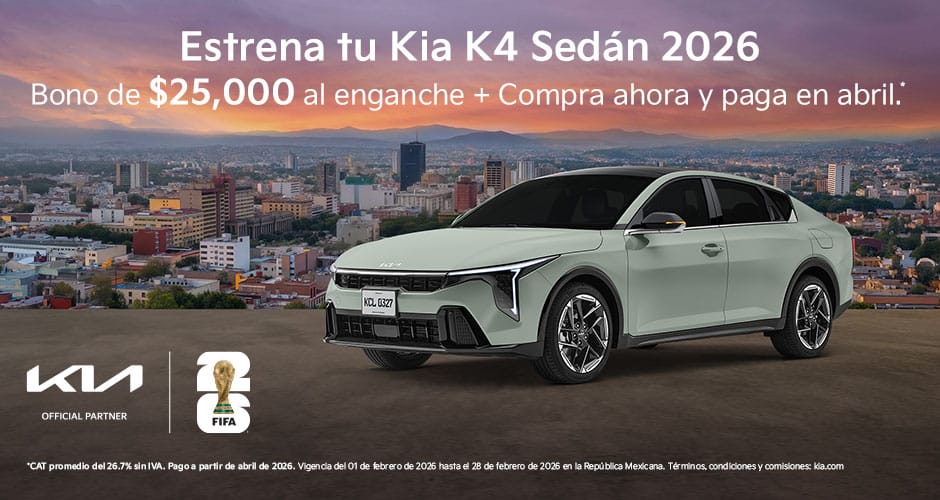 Promoción K4 Sedán Febrero 2026 