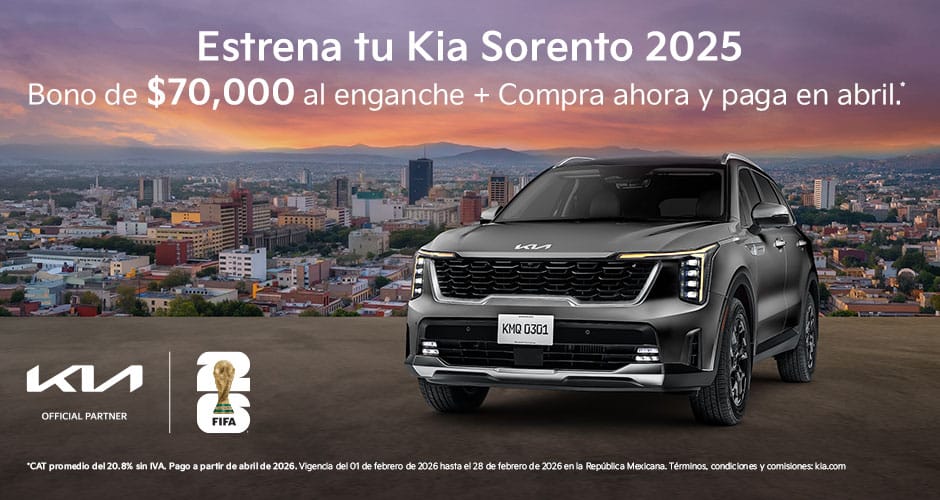 Promoción Sorento Febrero 2026
