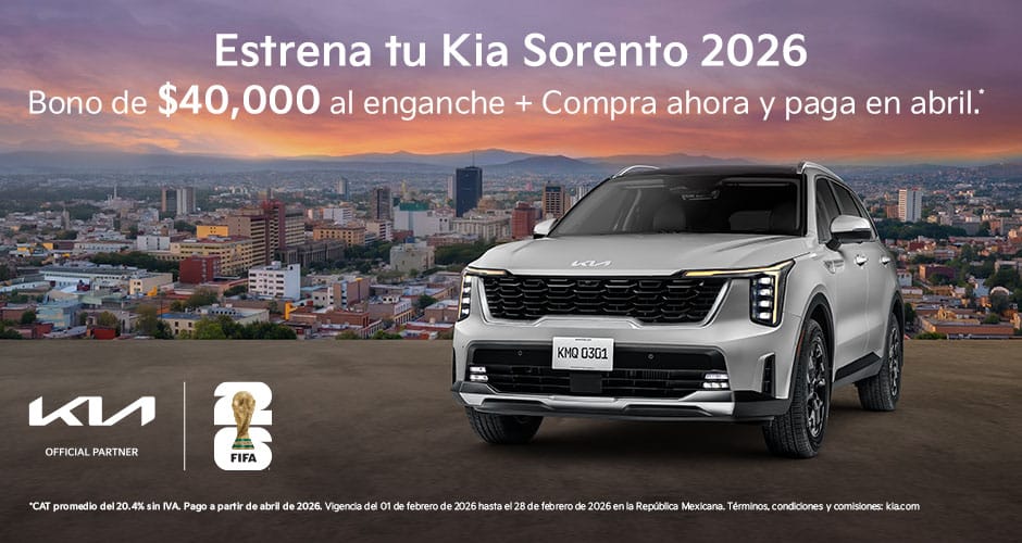 Promoción Sorento Enero 2026 