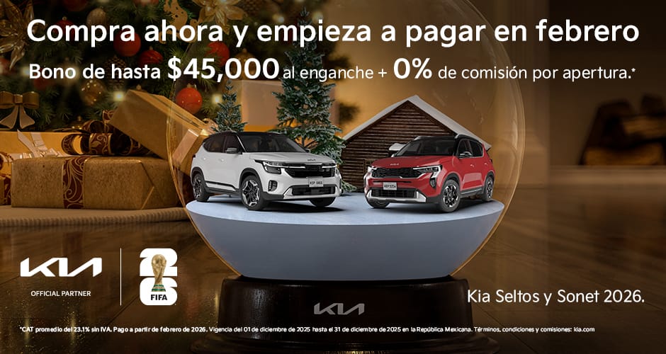 Kia Promoción Diciembre Family SUV's