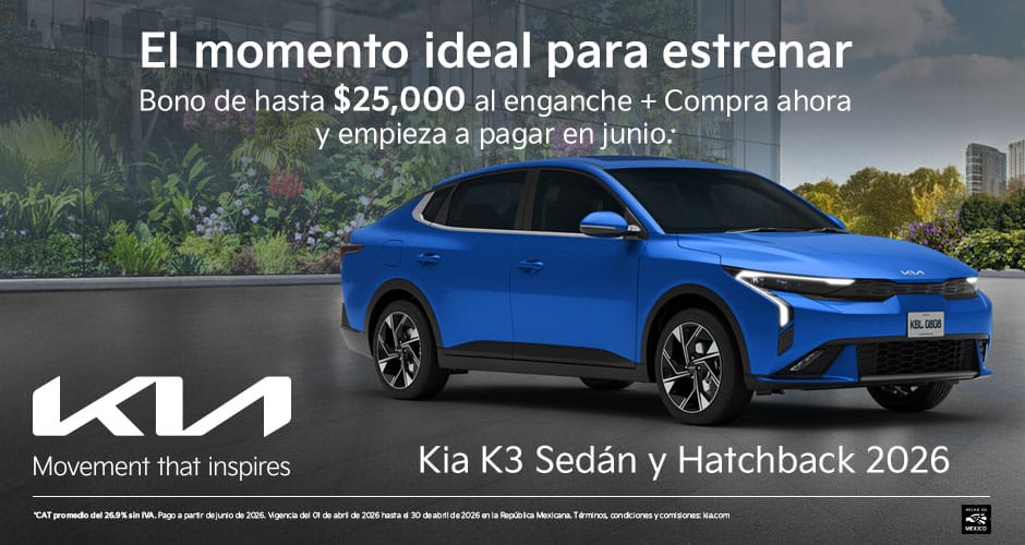 Kia K3 Sedán y Hatchback 2026
