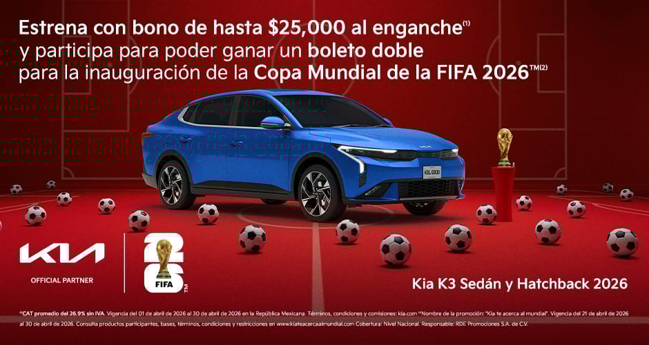 Kia K3 Sedán y Hatchback 2026