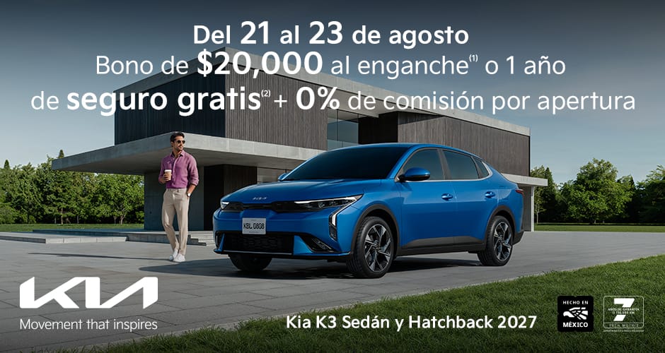 Kia K3 Sedán & Hatchback 2027