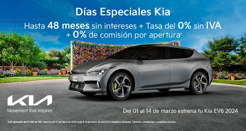 Kia EV6 Promoción Marzo 2026