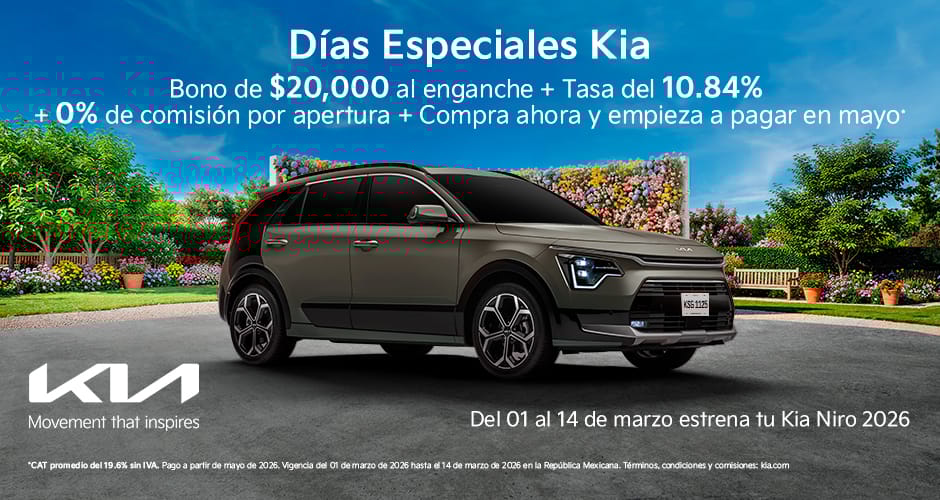 Kia Niro 2026 Promoción Marzo 2026