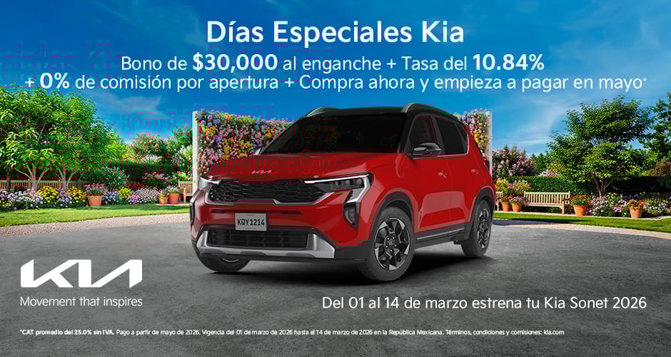 Kia Promoción Enero 2026 Family SUV's