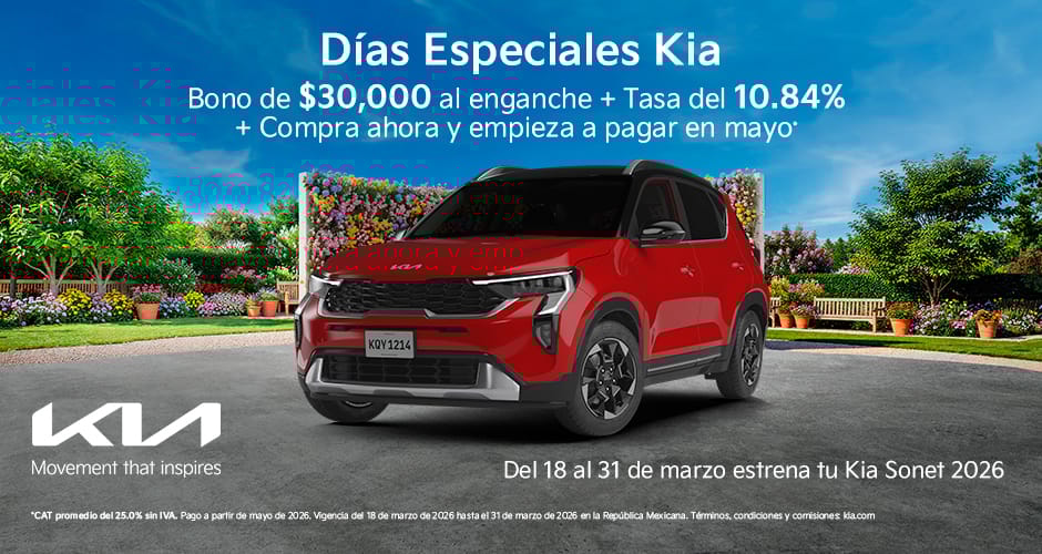 Kia Promoción Enero 2026 Family SUV's