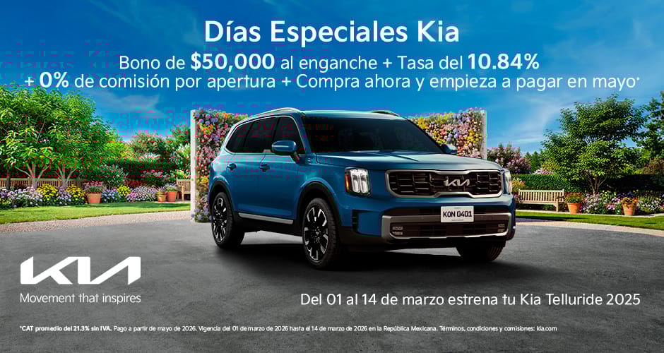 Kia Telluride Promoción Marzo  2026 Family 