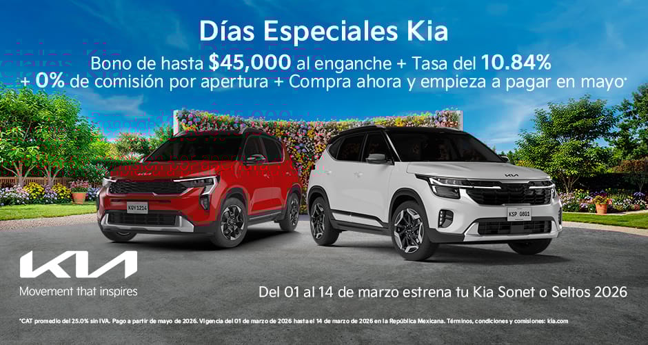 Kia Promoción Enero 2026 Family SUV's
