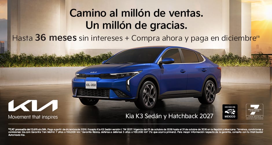 Kia K3 Sedán y Hatchback 2027
