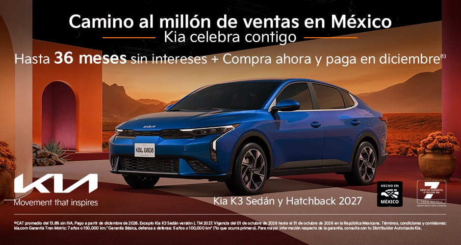 Kia K3 Sedán y Hatchback 2027