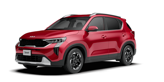 Kia Sonet Vivid Red