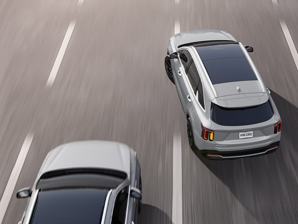 Asistente de prevención de colisión en el punto ciego (BCA)