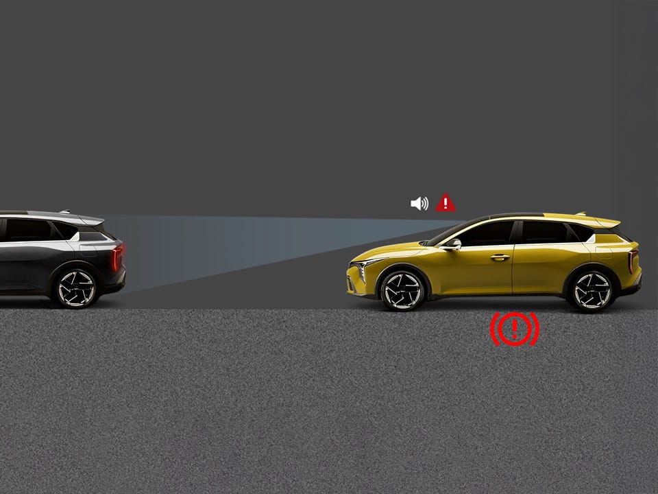 Asistente de evasión de colisión frontal con función de giro (FCA & FCA JX)°