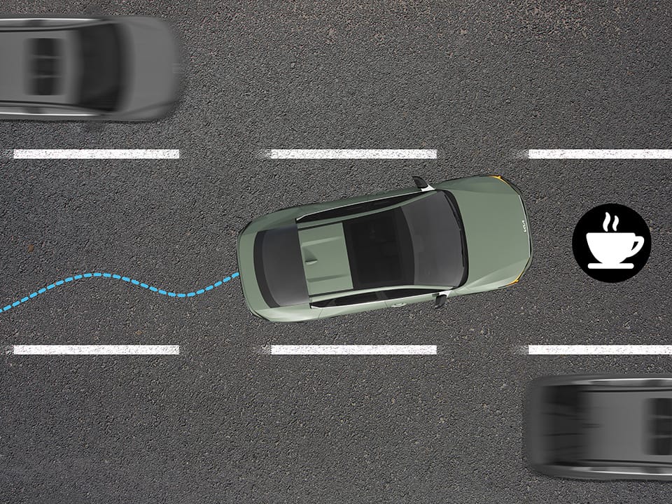 Asistencia de atención a la conducción (DAW)