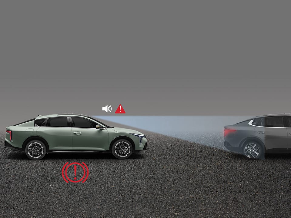 Asistente de evasión de colisión frontal con función de giro (FCA & FCA JX) 