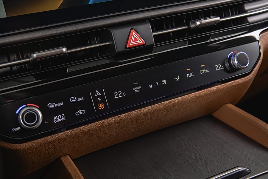 Dual-Function Infotainment & Climate 	Controls