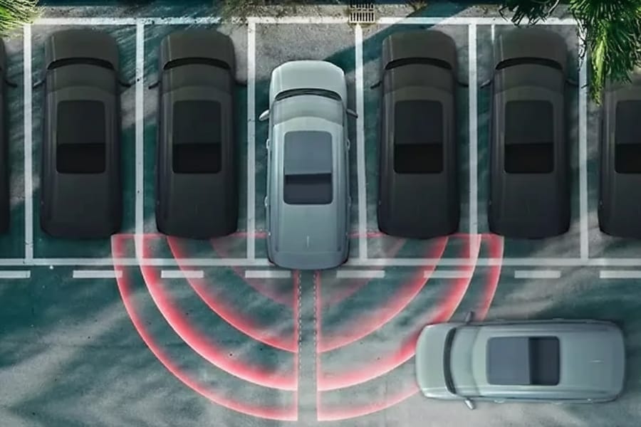 كاميرا خلفية و حساسات امامية و خلفية