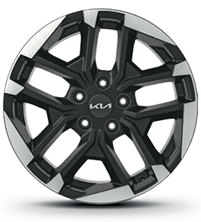 17” Dual tone crystal cut </br>alloy wheel