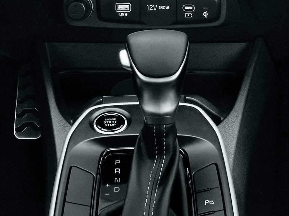 Pomo forrado en cuero