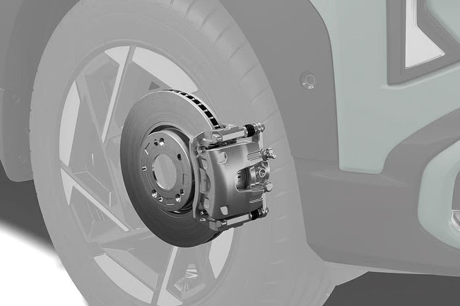 Frenos de disco en las cuatro ruedas