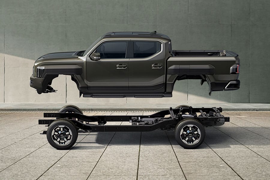 Plataforma carrocería sobre chasis