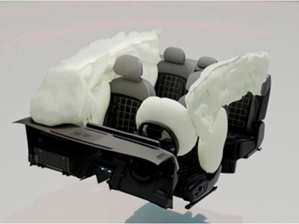 Airbags Frontales, Laterales y de cortina 