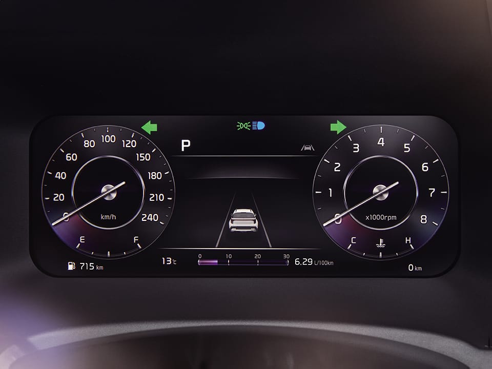 10.25in TFT Multi-Function Display