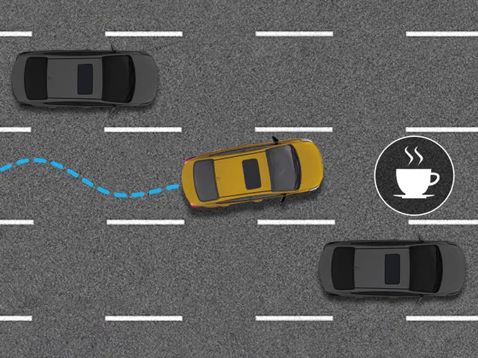 Asistencia de atención a la conducción (DAW)°