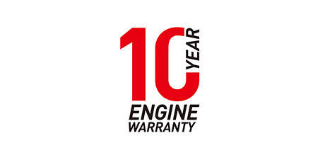 Our 10-year Engine Warranty