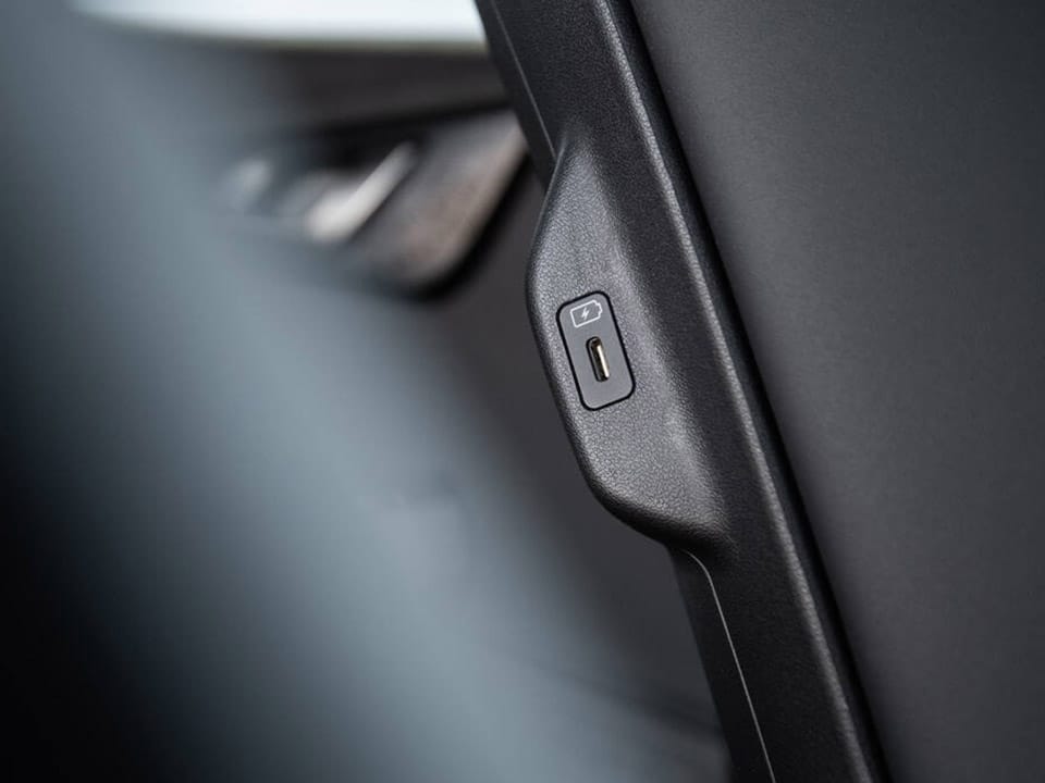 Seatback USB chargers