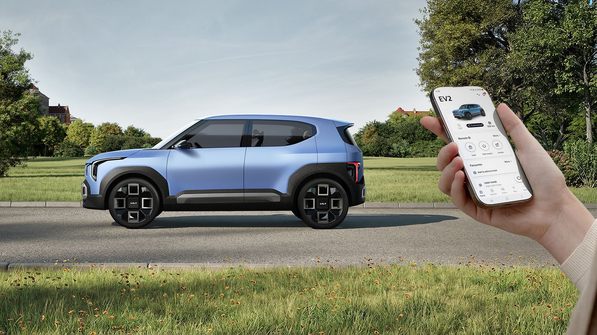 Kia Connect uygulaması üzerinden Kia Tasman’ın uzaktan kontrolü