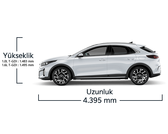Kia XCeed Yan Uzunluk
