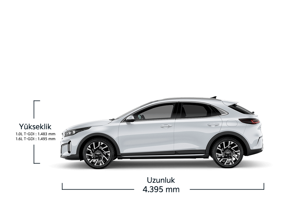 Kia XCeed Yan Uzunluk