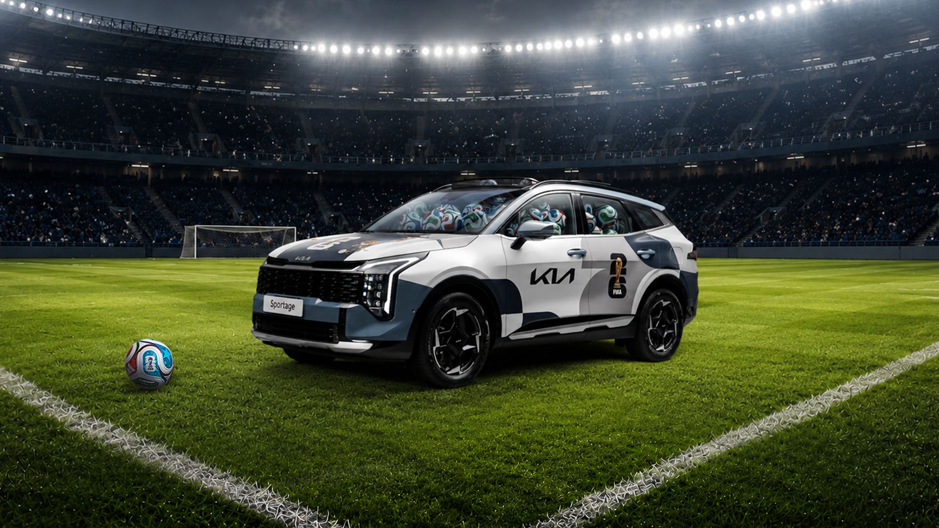 The new Sportage × 2026 FIFA世界盃™  世界級空間挑戰