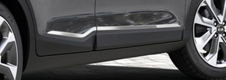 Молдинги дверей (4шт., хром)	