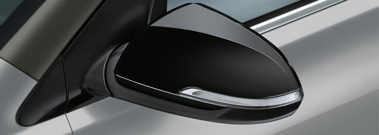 Накладки на бічні дзеркала заднього огляду (чорний)	