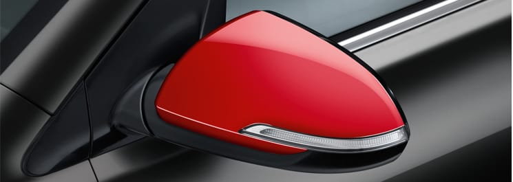 Накладки на бічні дзеркала заднього огляду (червоний)	