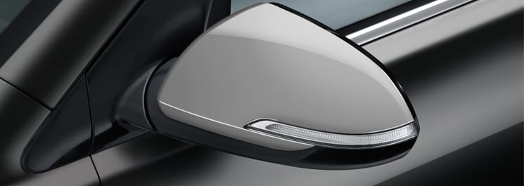 Накладки на бічні дзеркала заднього огляду (срібло)	