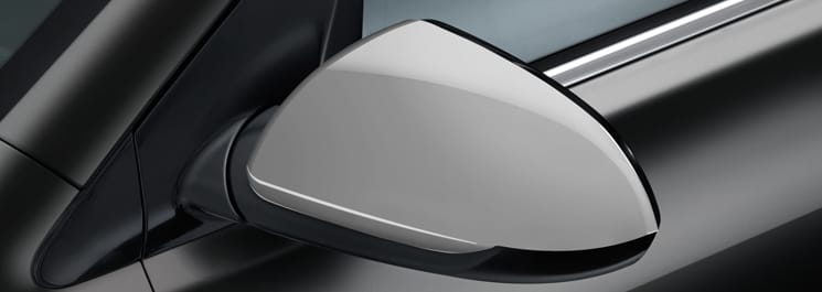 Накладки на бічні дзеркала заднього огляду (срібло, без повторювачів) 	