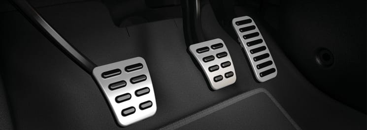 Накладки на педалі (МКПП, без обмежувача швидкості, RHD)	