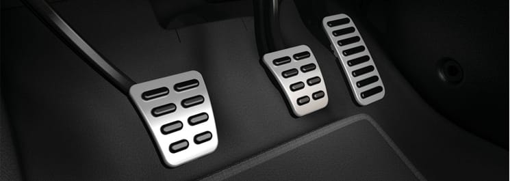 Накладки на педалі (МКПП, без обмежувача швидкості, LHD)	