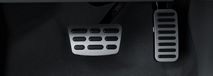 Накладки на педалі (АКПП, з обмежувачом швидкості, LHD)	